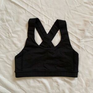 Lululemon black sports bra